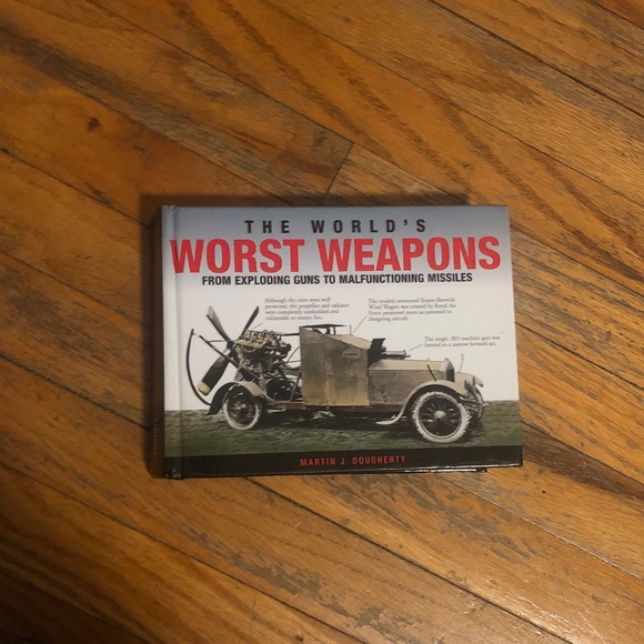 amber books Other - The World's Worst Weapons Book by Martin J. Dougherty - Black and Gray